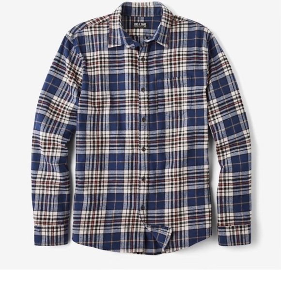 Line of Trade The Summit trail blue plaid Flannel Shirt size XL - Picture 1 of 9
